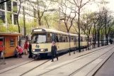 Wien regionallinje 515 - Badner Bahn med ledvogn 120 "Michaela" ved Oper (2001)