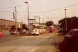 Wien sporvognslinje 9 med ledvogn 4609 nær Westbahnhof (1982)