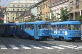 Zagreb sporvognslinje 14 med motorvogn 467 på Draškovićeva ulica (2008)