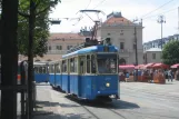 Zagreb sporvognslinje 2 med motorvogn 101 nær Glavni Kolodvor (2008)