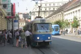 Zagreb sporvognslinje 4 med motorvogn 402 ved Draškovićeva (2008)