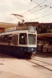 Zürich sporvognslinje 14 med ledvogn 2021 på Bahnhofplatz HB (1981)