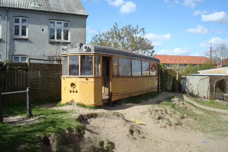 Aarhus motorvogn 9 bagved Tirsdalens Børnehave (2015)