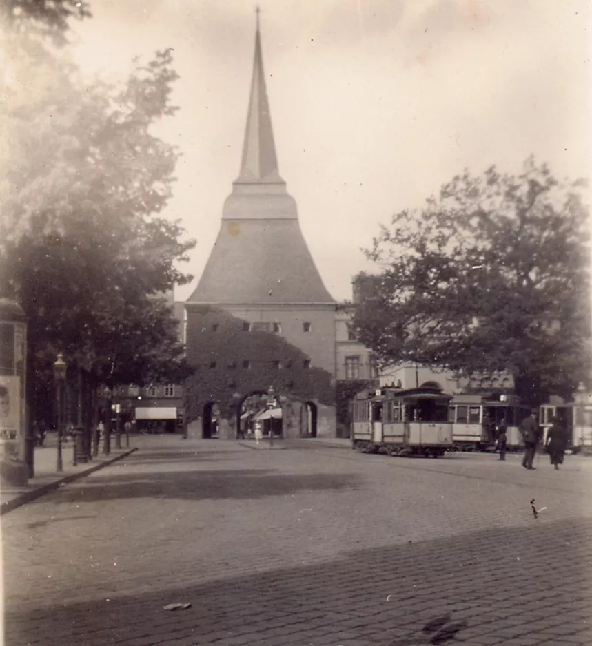 Arkivfoto: Rostock nær Steintor IHK (1930-1932)