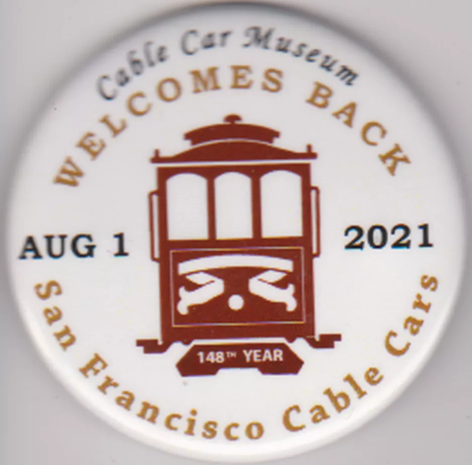 Badge: San Francisco i Cable Car Museum (2021)