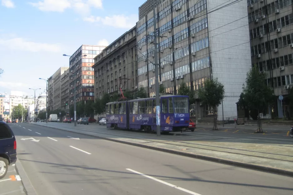 Beograd ledvogn 388 på Nemanjina (2008)