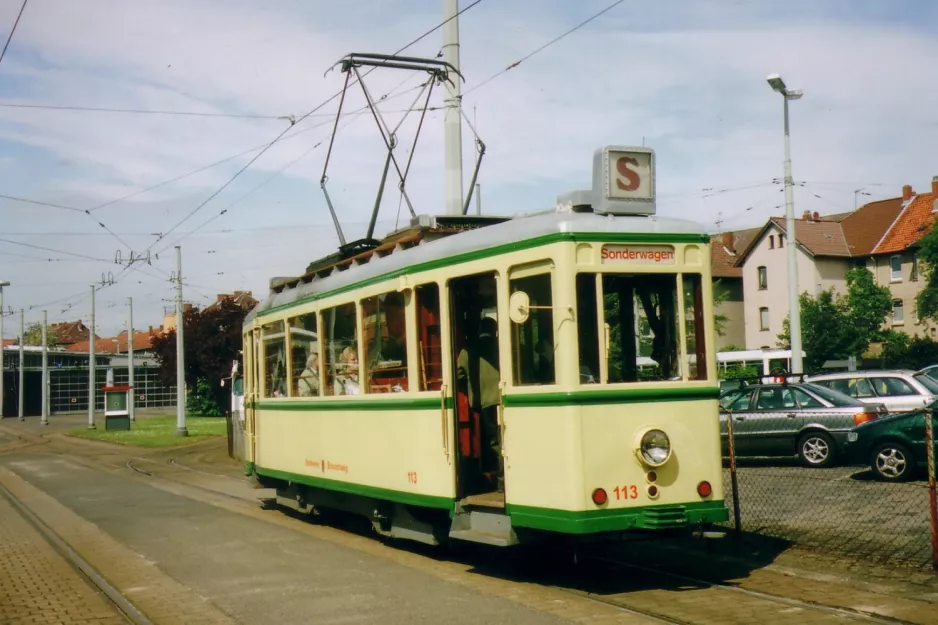 Braunschweig museumsvogn 113 ved Helmstedter Str. (2006)