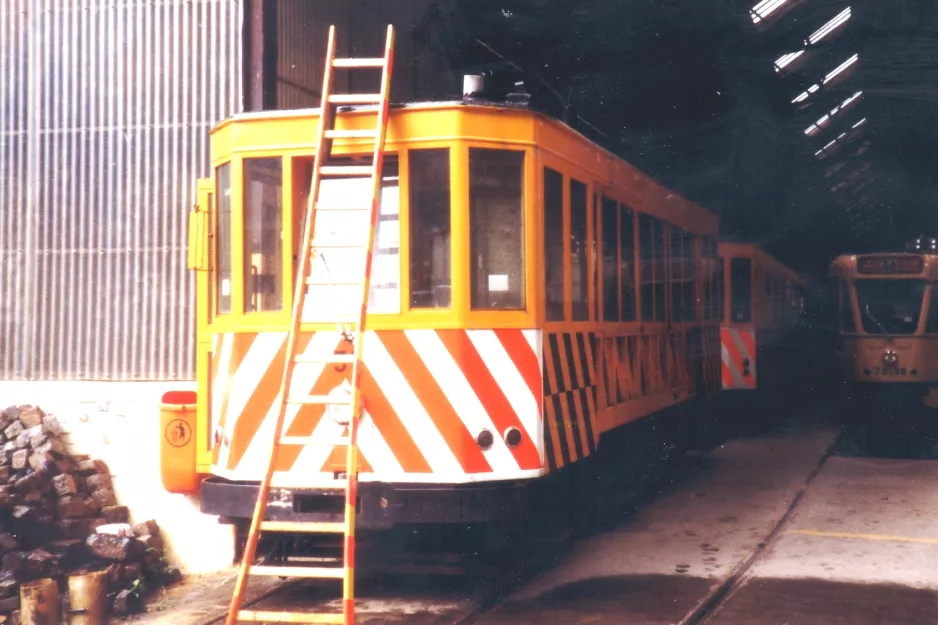 Bruxelles arbejdsvogn 5 ved Woluwe / Tervurenlaan (1981)