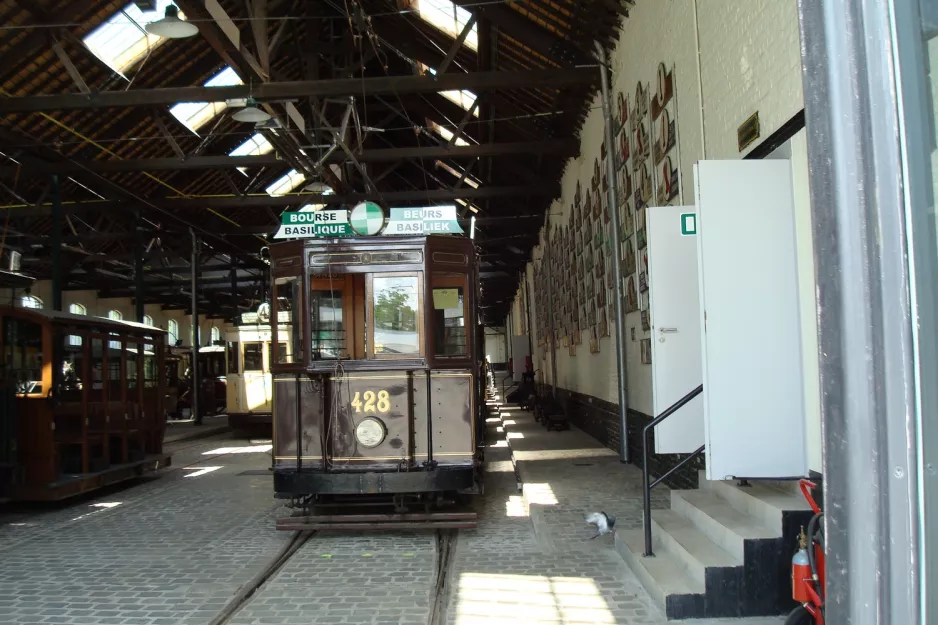 Bruxelles motorvogn 428 på Musée du Tram (2010)