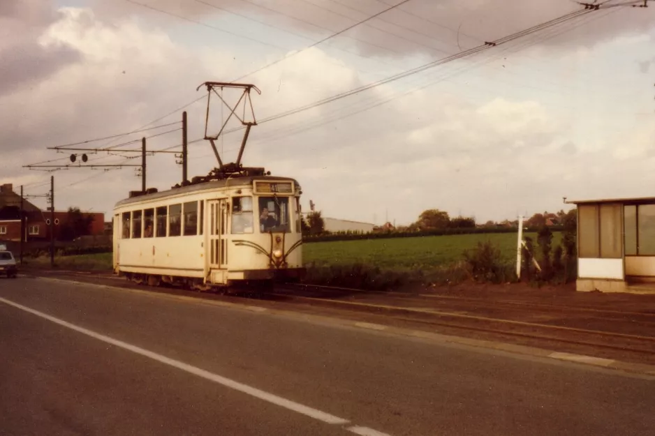 Bruxelles sporvognslinje 41  på Rue de Trazegnies (1981)