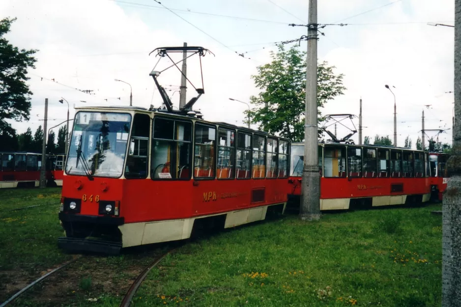 Częstochowa motorvogn 646 ved MPK Częstochowa (2004)