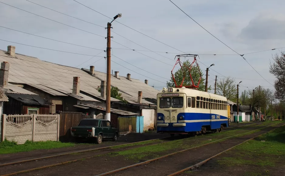 Donetsk museumsvogn 002 ved Stanochna St (2011)