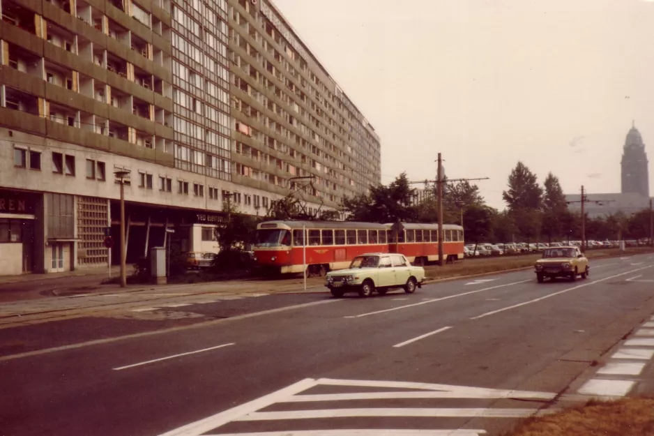 Dresden sporvognslinje 3  nær Walpurgisstr. (1983)