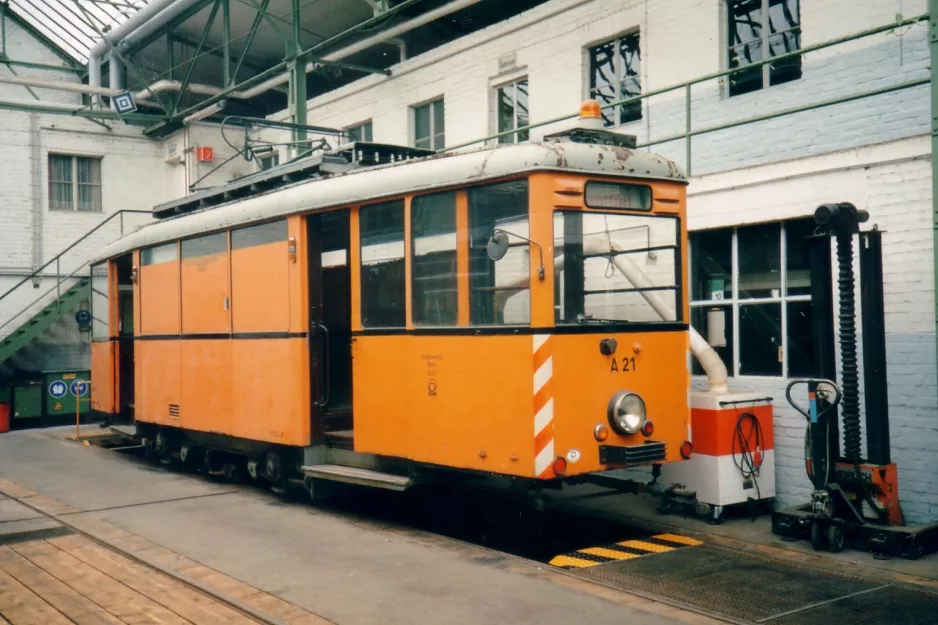 Düsseldorf arbejdsvogn A21 ved Am Steinberg (1996)