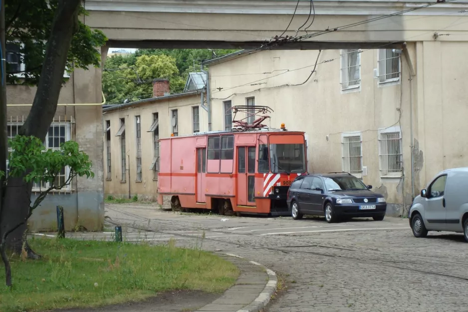 Gdańsk arbejdsvogn 9001 ved Wydzial Ruchu (2011)