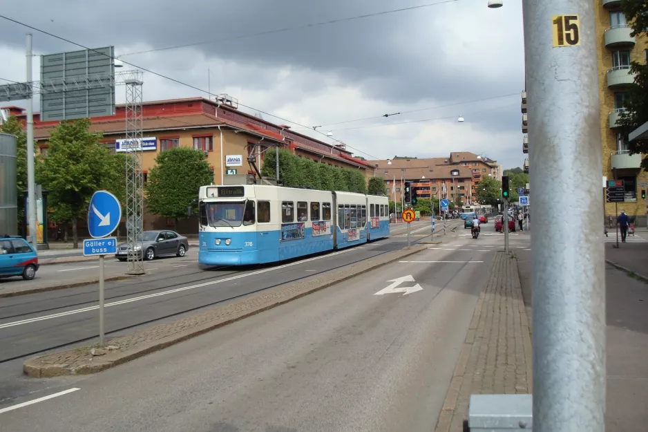 Gøteborg ledvogn 376 "Ada" på Redbergsvägen (2009)