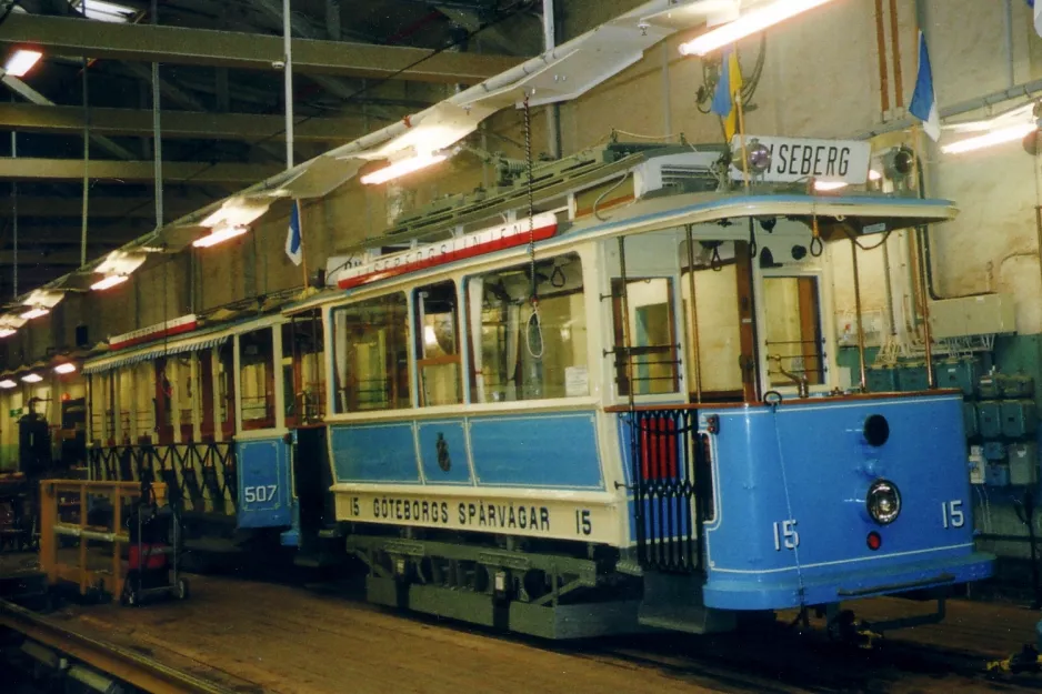 Gøteborg motorvogn 15 inde i Gårdahallen (2005)