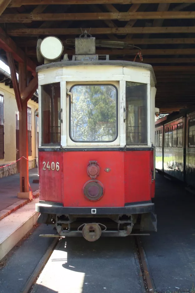 Graz motorvogn 2406 i Tramway Museum (2012)