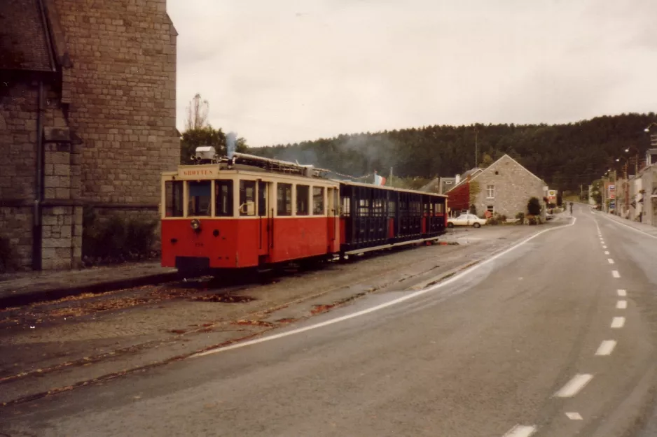 Han-sur-Lesse Grotte de Han med motorvogn AR159 ved Han-sur-Lesse (1981)