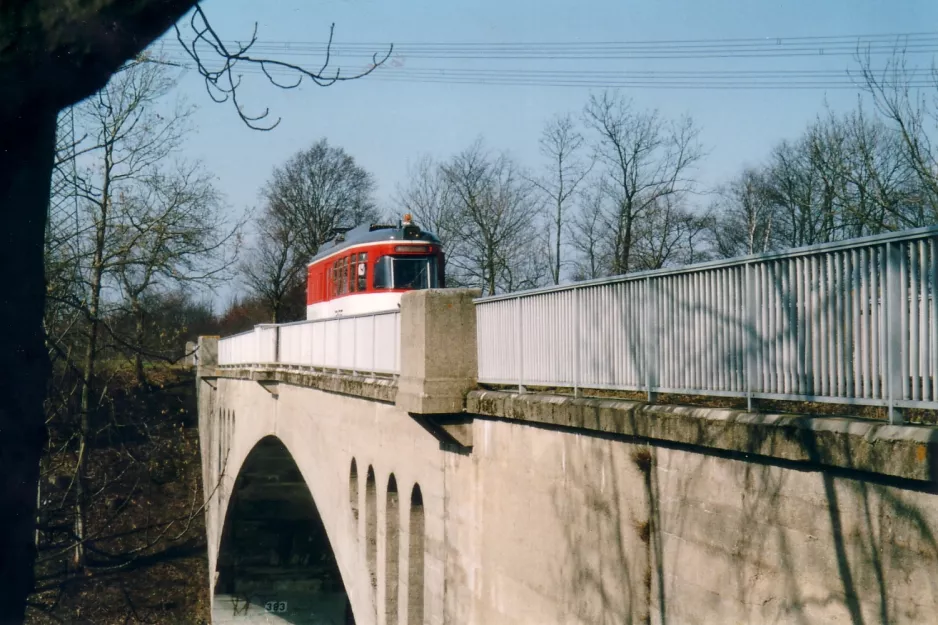 Hannover Aaßenstrecke med generatorvogn 904 ved Zweigkanal nack Hildeheim (2004)