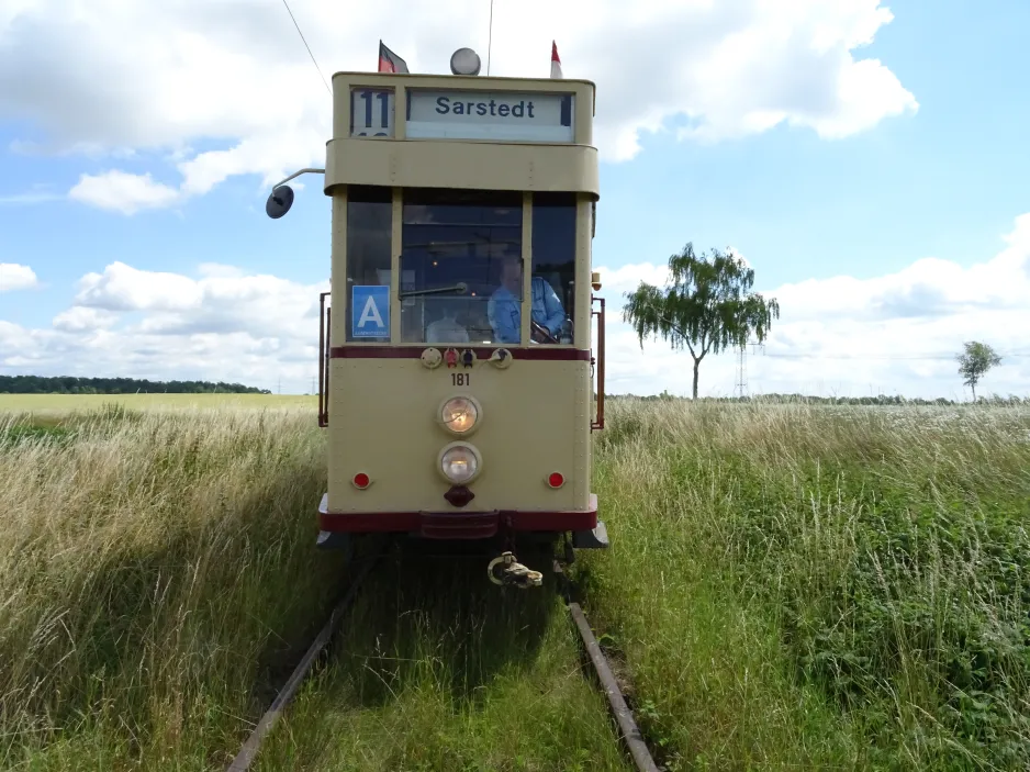 Hannover Aaßenstrecke med motorvogn 181 ved Mark ved Stichkanal (2024)