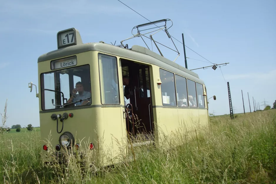 Hannover Aaßenstrecke med motorvogn 389 ved Mark ved Stichkanal (2014)