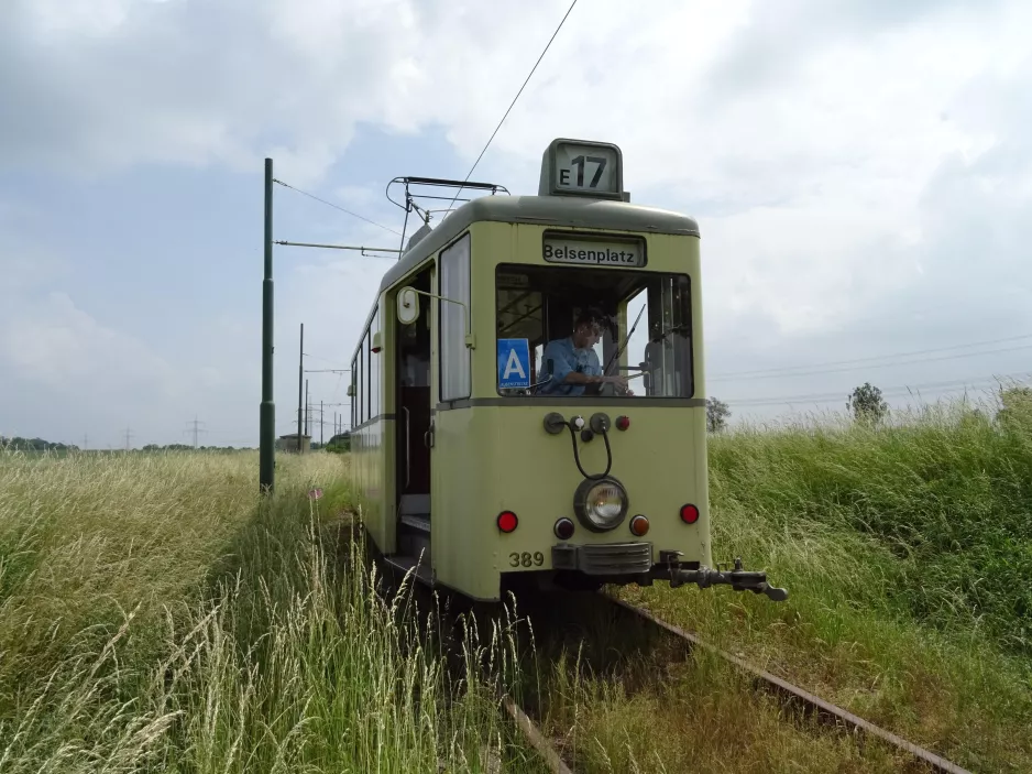 Hannover Aaßenstrecke med motorvogn 389 ved Mark ved Stichkanal (2018)