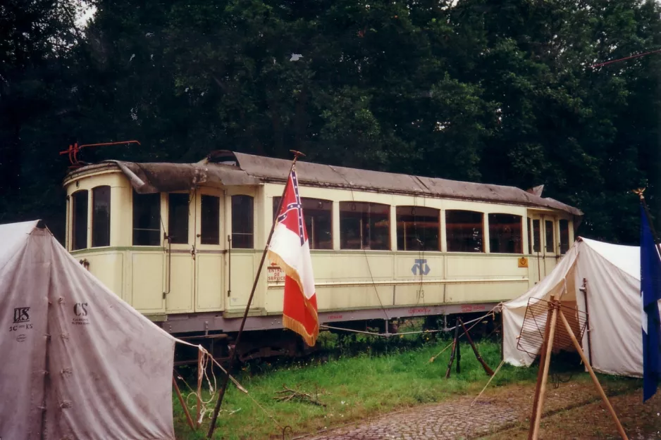 Hannover bivogn 113 udenfor Straßenbahn-Museum (2000)