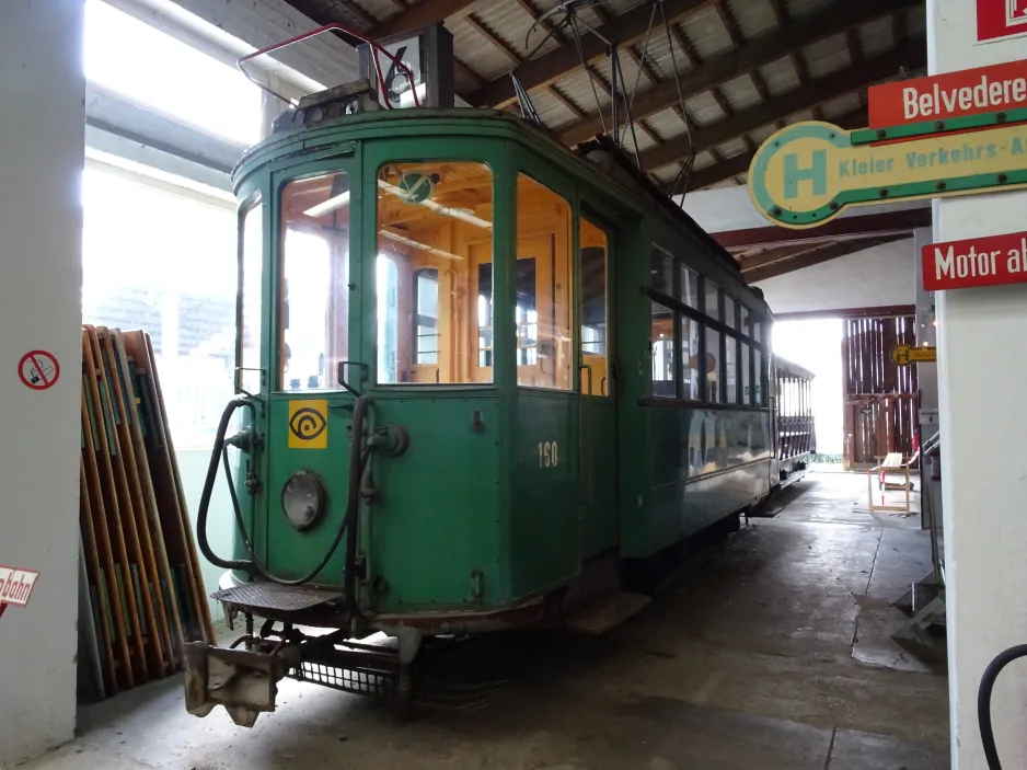 Hannover motorvogn 160 på Hannoversches Straßenbahn-Museum (2024)