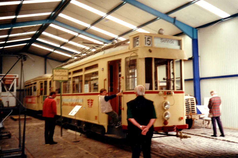 Hannover motorvogn 181 på Straßenbahn-Museum (2000)