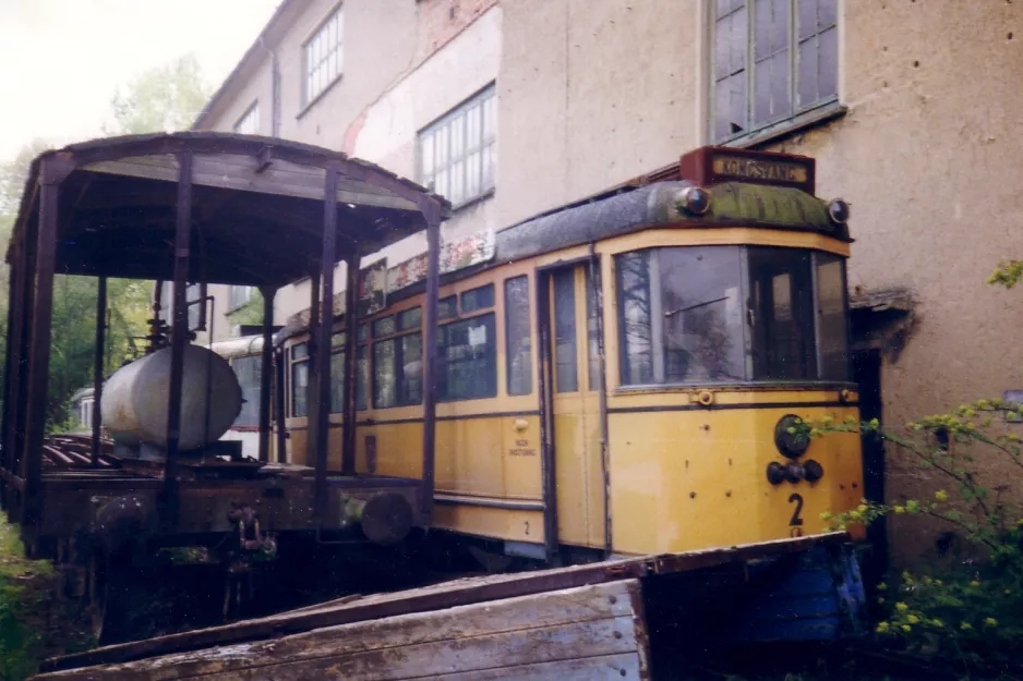 Hannover motorvogn 2 ved Lager- und Abstelhalle (1991)