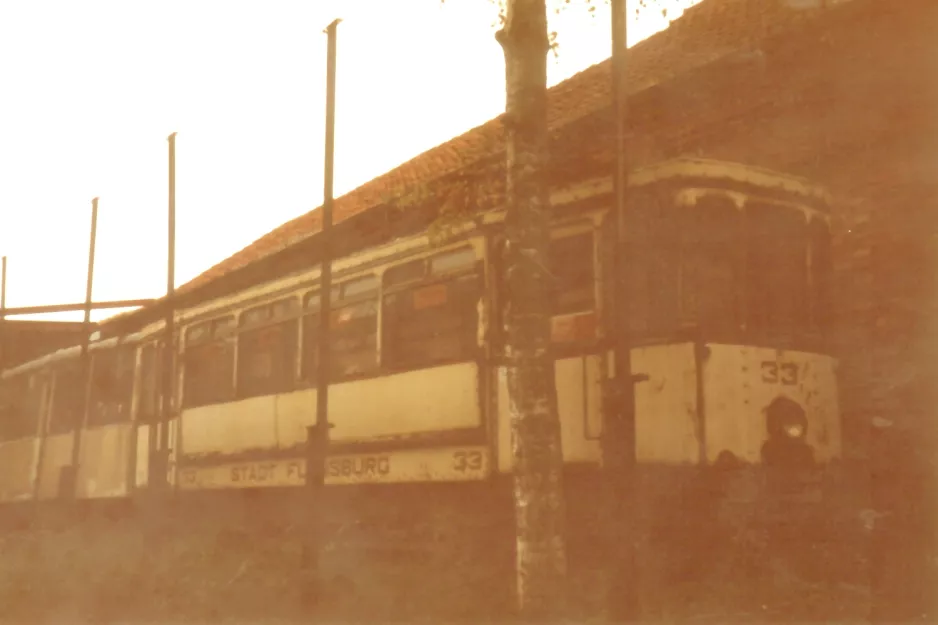 Hannover motorvogn 33 på Straßenbahn-Museum (1986)