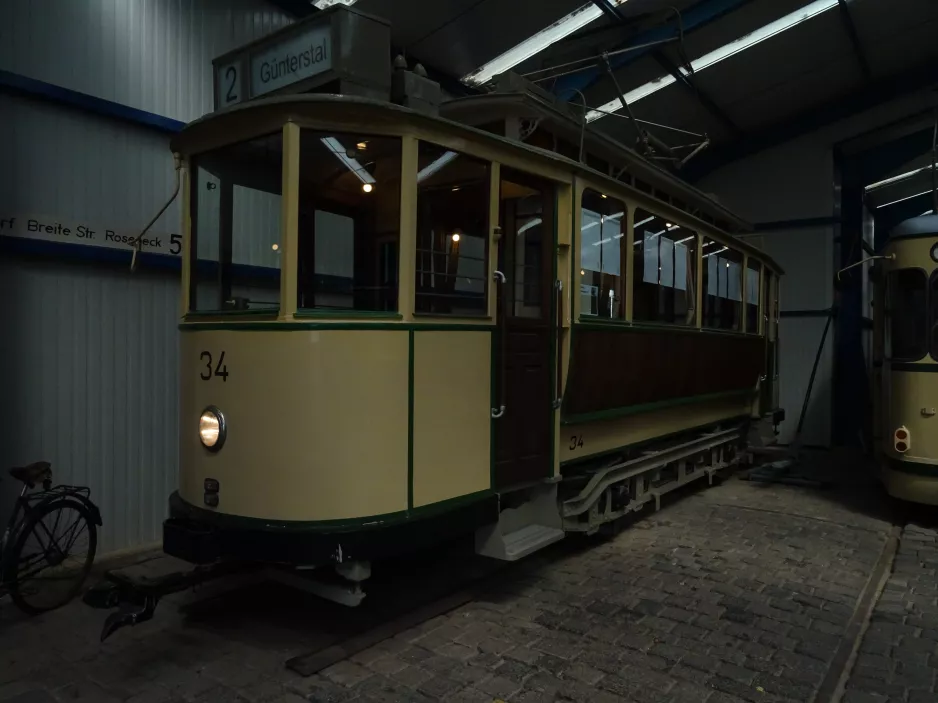 Hannover motorvogn 34 i Straßenbahn-Museum (2022)