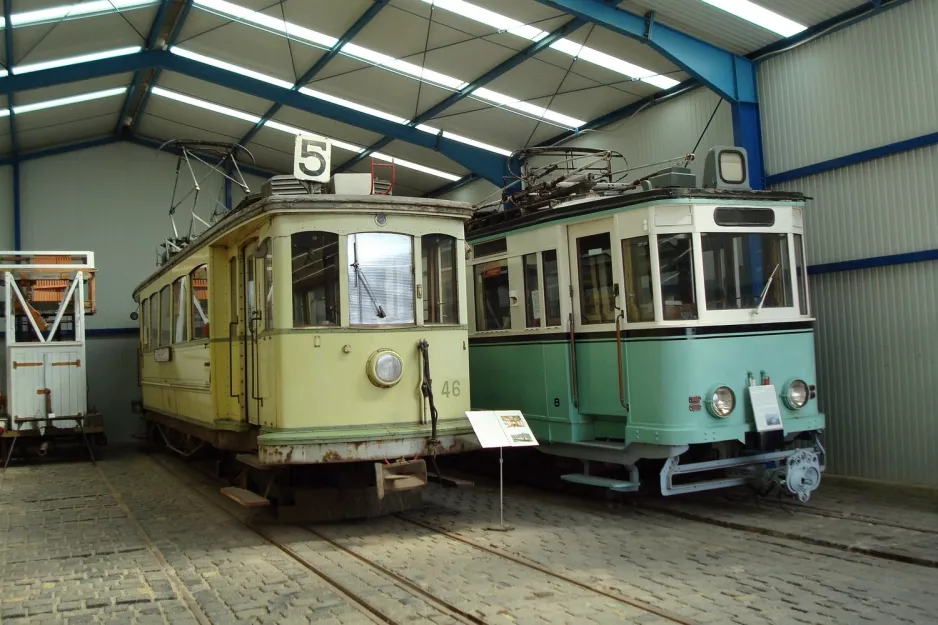 Hannover motorvogn 46 på Straßenbahn-Museum (2008)