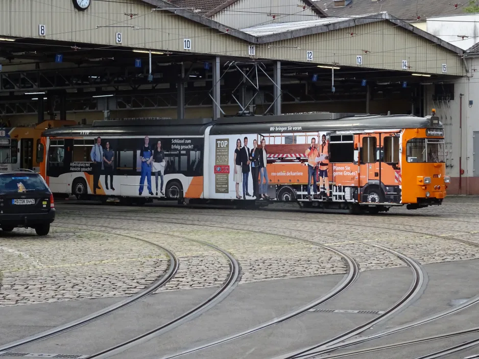 Heidelberg slibevogn 3200 foran Betriebshof Bergheim (2024)