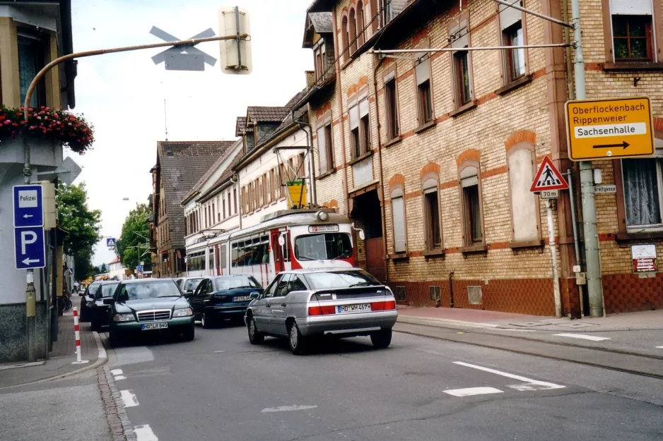 Hirschberg an der Bergstraße regionallinje 5  nær Großsachsen Bahnhof (2003)