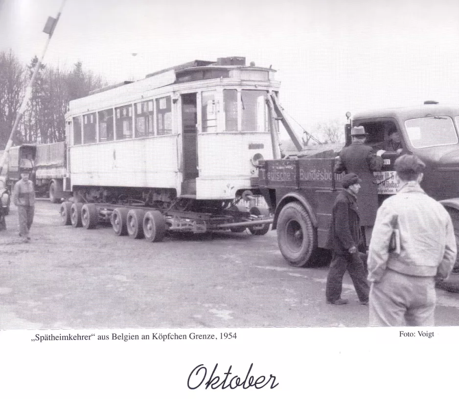 Kalender: Aachen udenfor Köpfchen Grenze (1954)