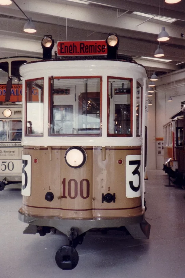 København motorvogn 100 på HT-museet (1984)