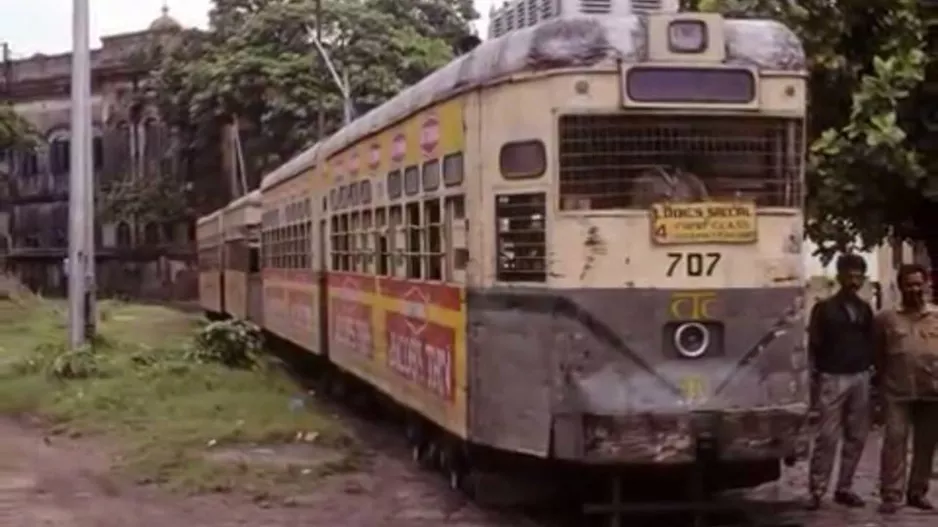 Kolkata motorvogn 707 ved Belgatchia (1998)