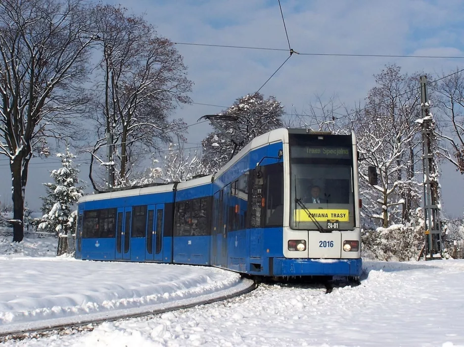 Kraków lavgulvsledvogn 2016 ved Prokocim (2007)