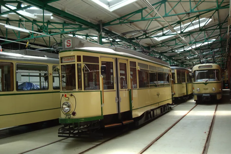 Magdeburg motorvogn 70 på Museumsdepot Sudenburg (2014)