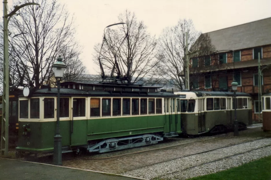 Malmø motorvogn 12 ved Teknikens och Sjöfartens Hus (1985)