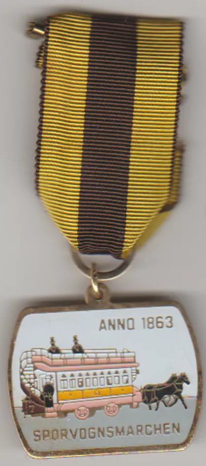 Medalje: Anno 1863 Sporvognsmarchen (1992)