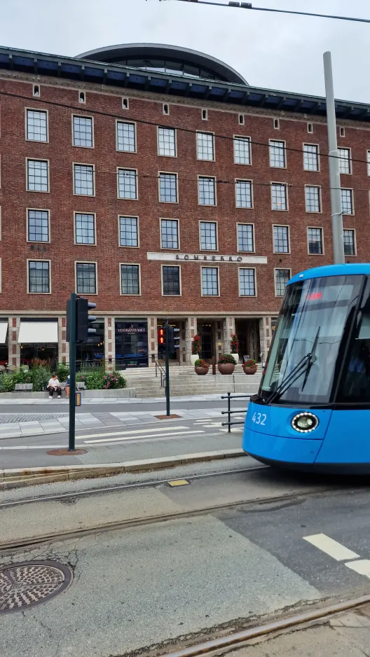 Oslo lavgulvsledvogn 432 ved Solli (2024)