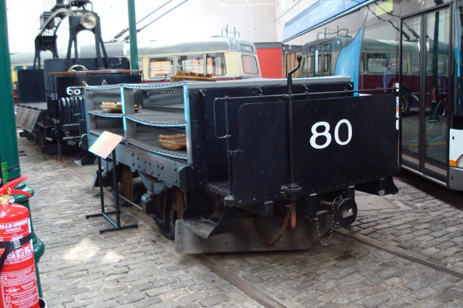 Porto godsvogn 80 "Fiskevogn" i Museu do Carro Eléctrico (2008)