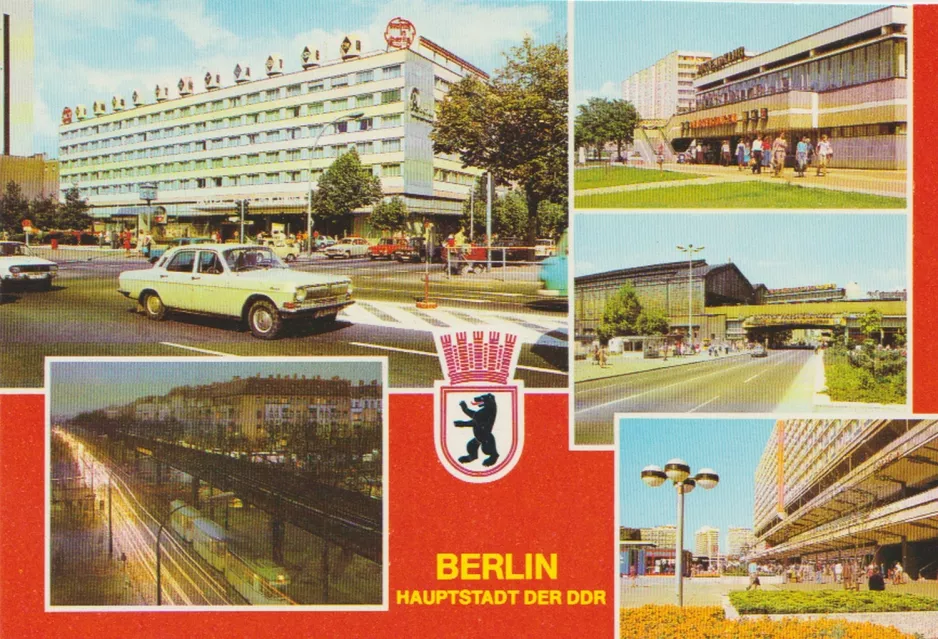 Postkort: Berlin på Schönhauser Allee (1980)