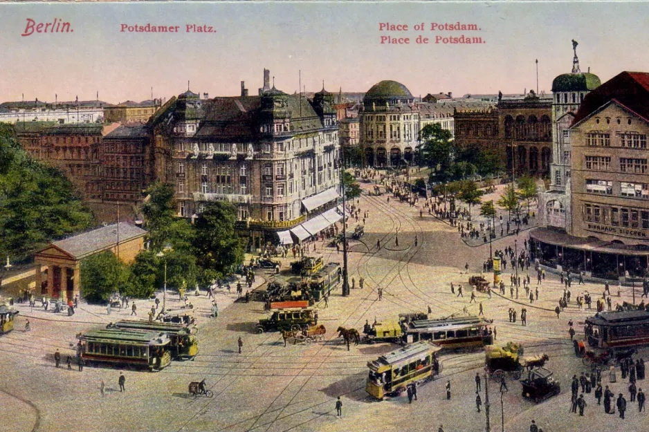 Postkort: Berlin. Potsdamer Platz.
 (1900)