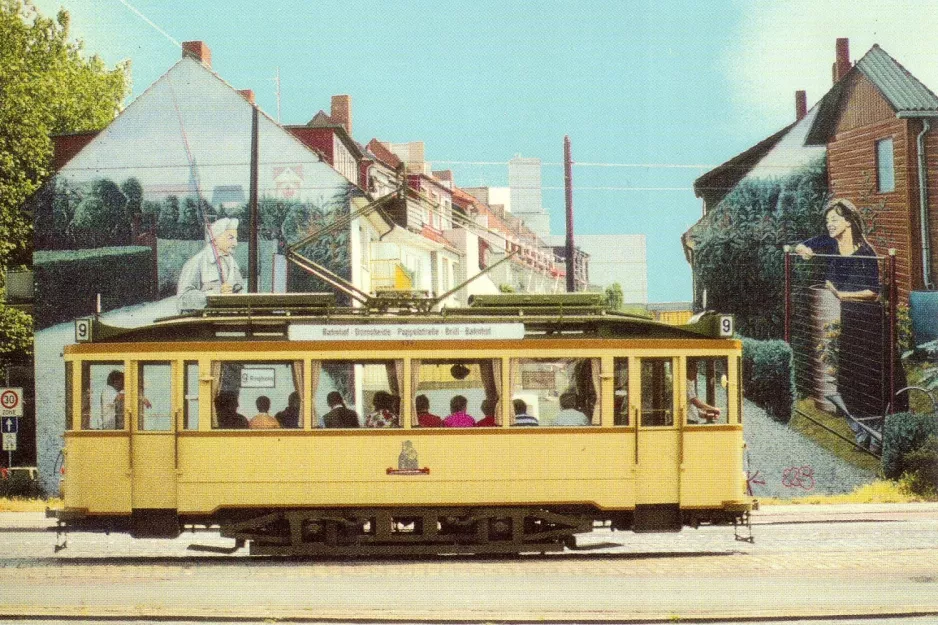 Postkort: Bremen motorvogn 134 i Neustadt (2014)