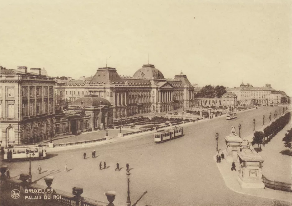 Postkort: Bruxelles Palais du Roi (1928-1934)