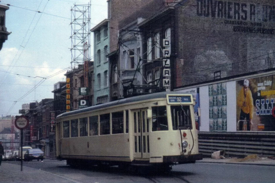 Postkort: Bruxelles regionallinje 92 ved Terminus Eden (1975)